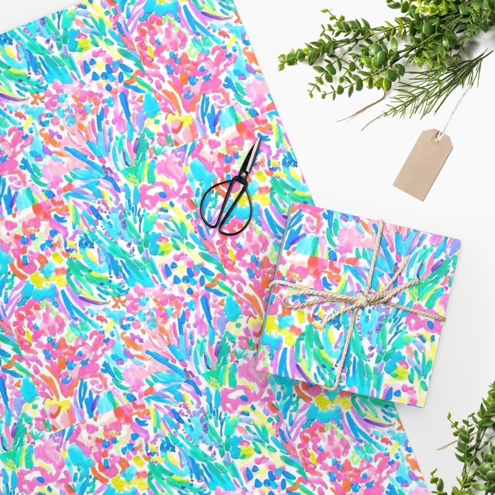 Lilly Pulitzer Print Gift Wrapping Paper